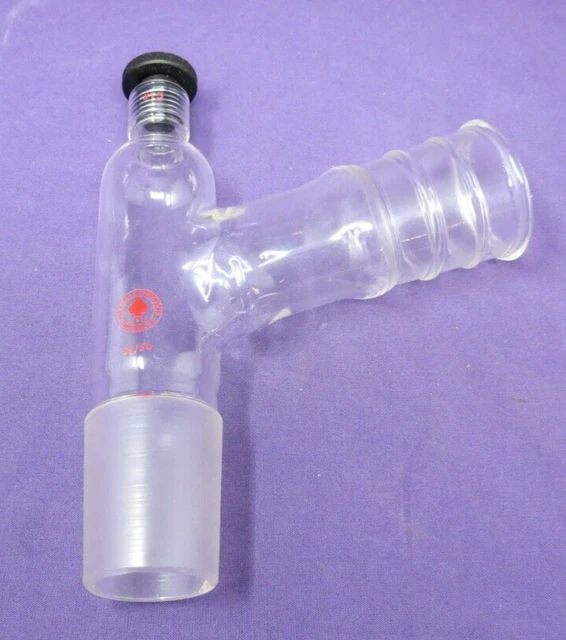 Ace Glass 45/50 Joint 105 Degree Bend Adapter #15 Thread