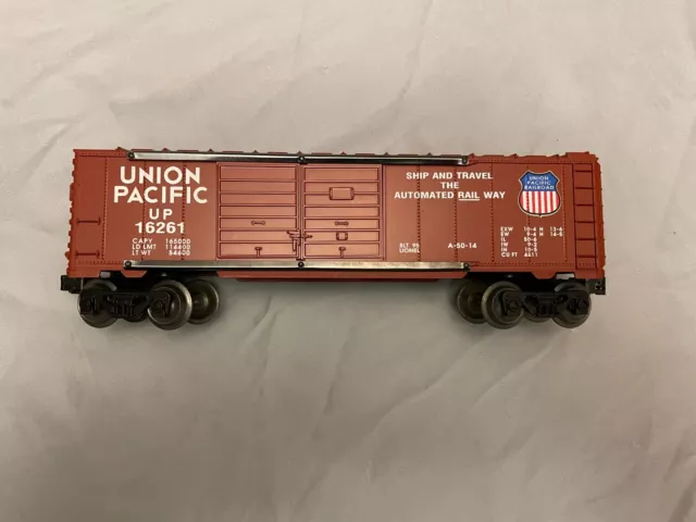 O-27 O Scale O Gauge Lionel Union Pacific Double Door  Box Car LNIB