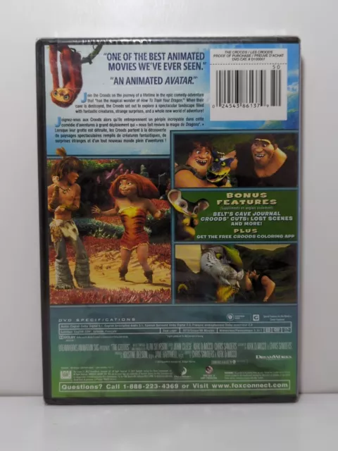 The Croods (DVD, 2013, Canadian) 2