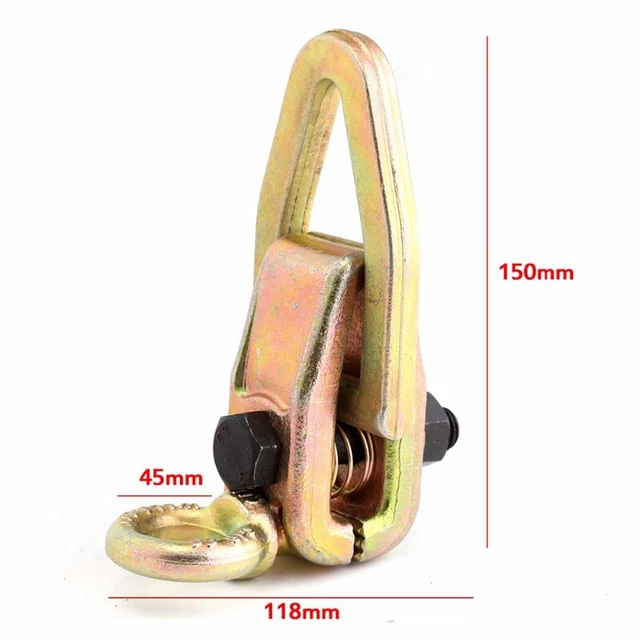 2 Way 3 Ton Self-Tightening Mini Pull Frame Back Clamp Body Repair Dent Puller