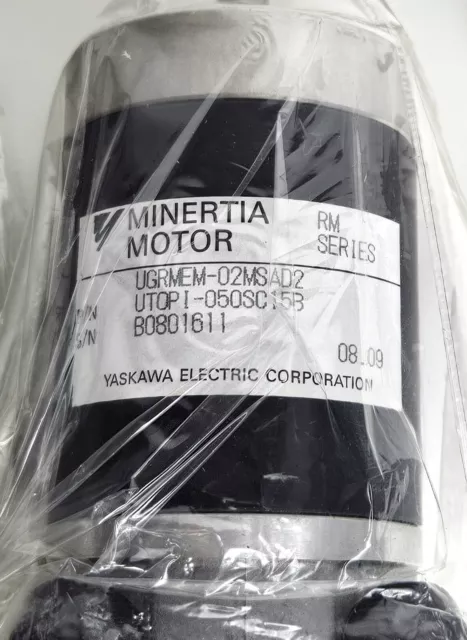 Yaskawa UGRMEM-02MSAD2 Motor Minertia Utopi-050SC15B Series RM New 3