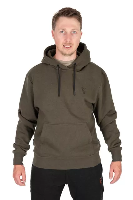 Fox Collection Kapuzenpullover grün/schwarz Angelbekleidung & Schuhe - alle Größen