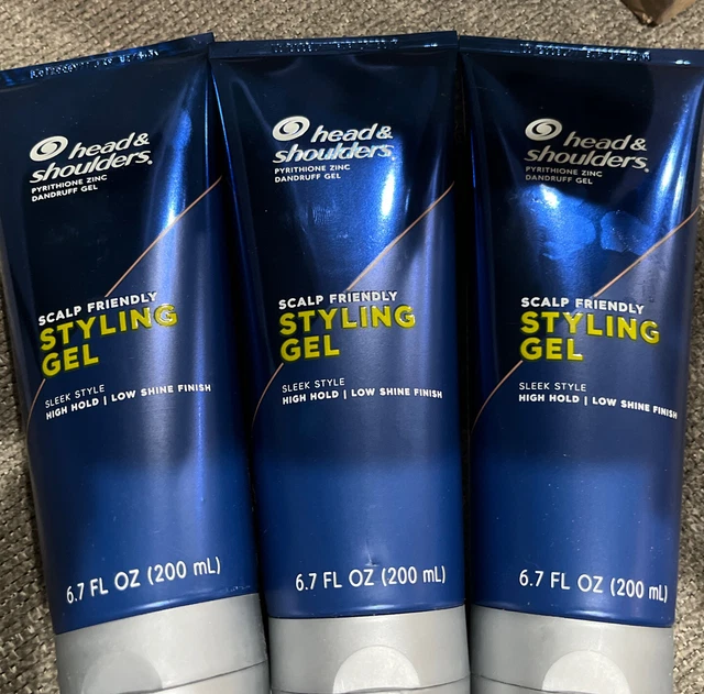 3 HEAD & Shoulders Scalp Friendly Styling Gel High Hold Low Shine