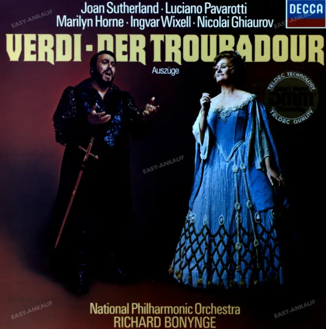Giuseppe Verdi - Der Troubadour - Auszüge GER LP 1977 (VG+/VG+) '