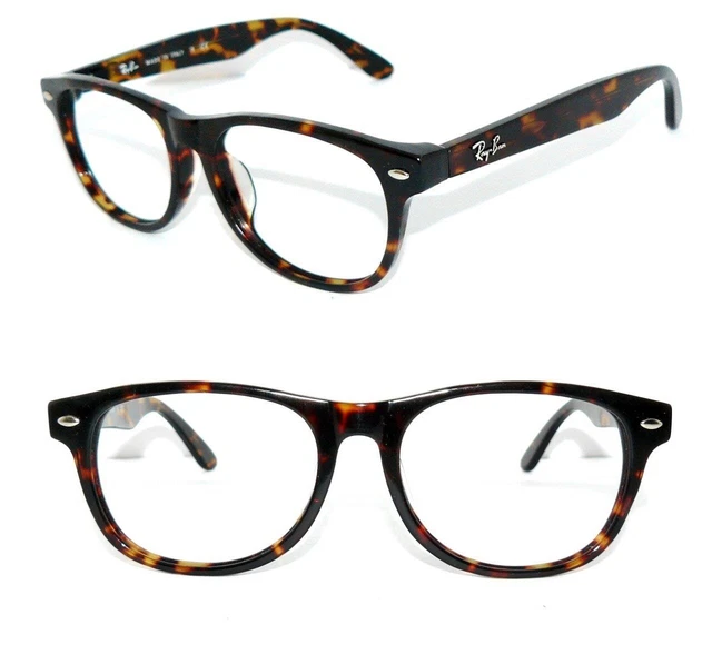 Ray Ban Brille Braun New 5184 2002 52 Wayfarer Herren 2140 Damen Gestell Fassung