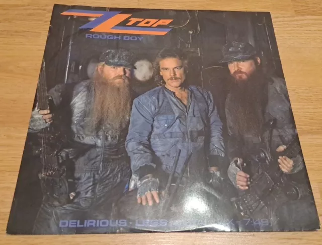 ZZ TOP - Rough Boy - 1986 UK 3-track 12" Vinyl Single