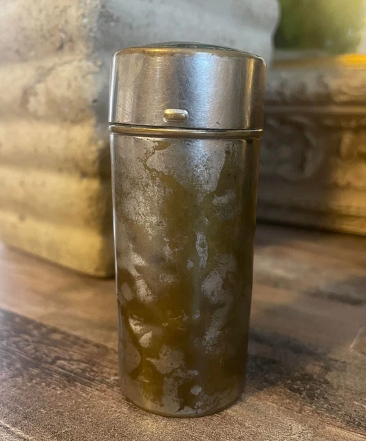 ANTIQUE WILLIAMS SHAVING Stick 1907 Tin Canister Empty 45.00