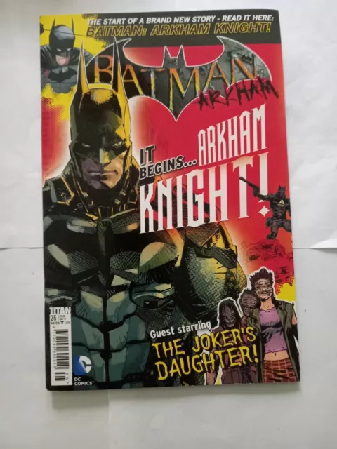 BATMAN ARKHAM KNIGHT #1 DC COMIC 1st PRINT 2015 - Jokers Daughter