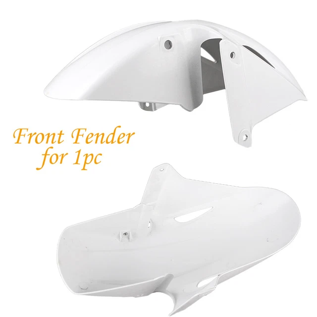 Motorcycle Front Fender Mud Guard for Honda 2002-2012 VFR800 Unpainted white