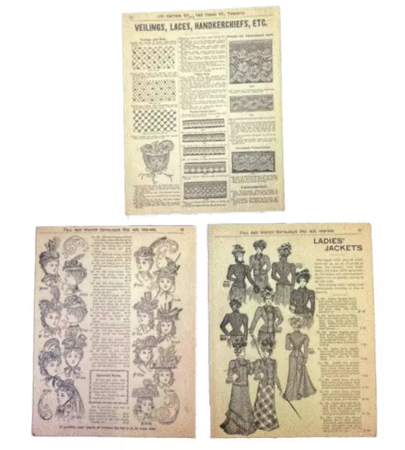 Puppenhaus Viktorianisch Damen Magazin Blatt Poster Miniatur Studien Zubehör