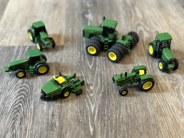 Lot Of 6 John Deere 1/64 Die-Cast Toys -  Great Condition!