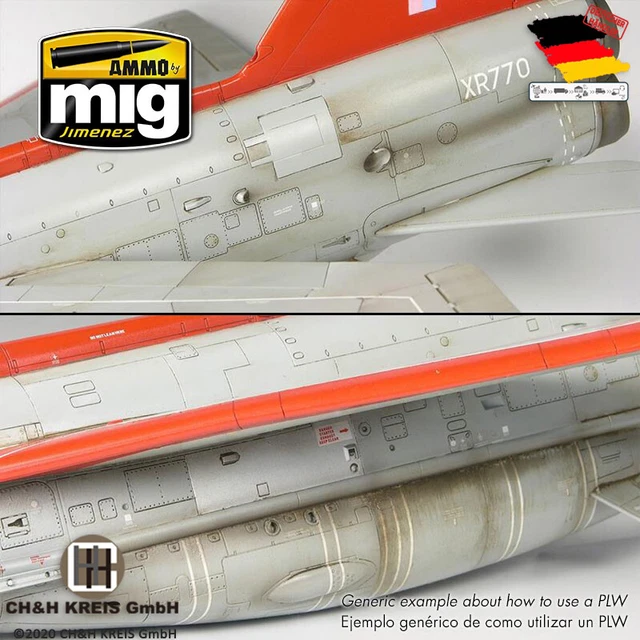 ACCENT COLOR WASH für Panel Line Militärmodell Gunpla AMMO of MIG