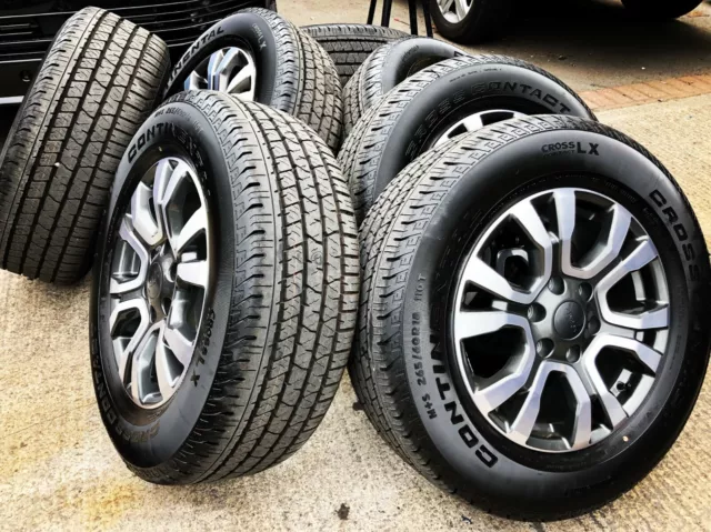 Genuine Ford Ranger 18" Wildtrak Alloys With Continental Tyres - Brand New