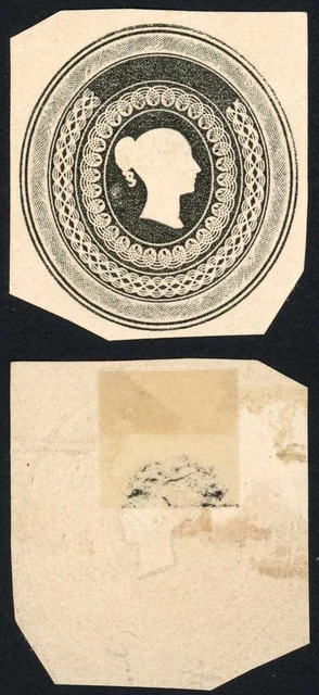 Charles Whiting Essay (bend/crease) Feb 1840 cat 2000 pounds