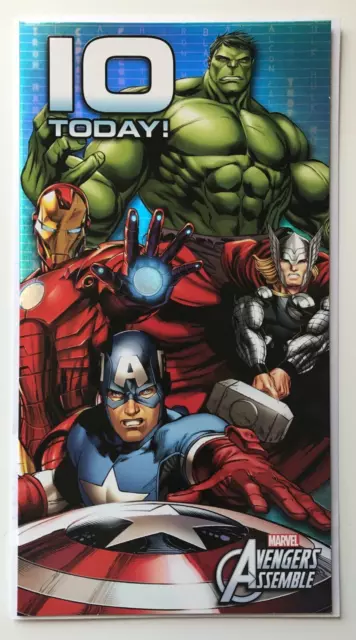 Carte Anniversaire Avengers Réf: C12158