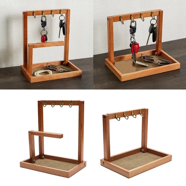 Porte-clés en bois, organisateur de porte-clés, stockage de courriers