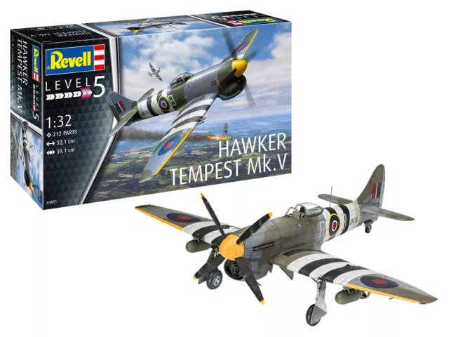 Flugzeug Modellbausatz Revell Hawker Tempest V 1:32