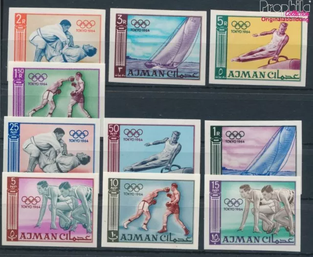 Ajman 31B-40B (completa edición) no dentado nuevo con goma original 1 (10128230