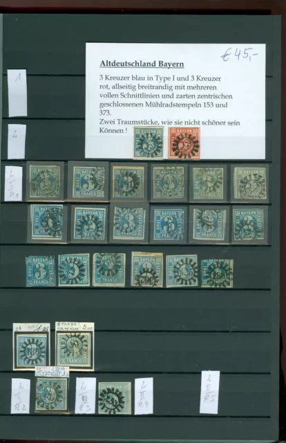 Briefmarken, Bayern, dickes Lagerbuch, Fundgrube!, riesiger Katalogwert