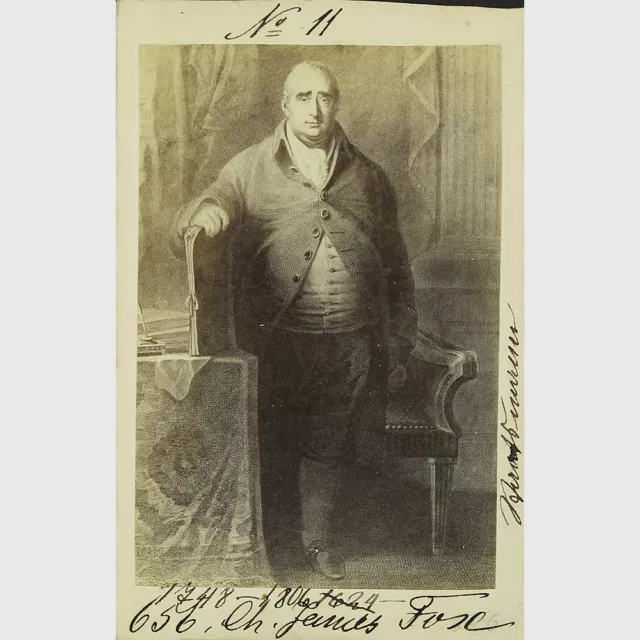 Charles James Fox (britischer Staatsmann und Redner). CDV um 1870.