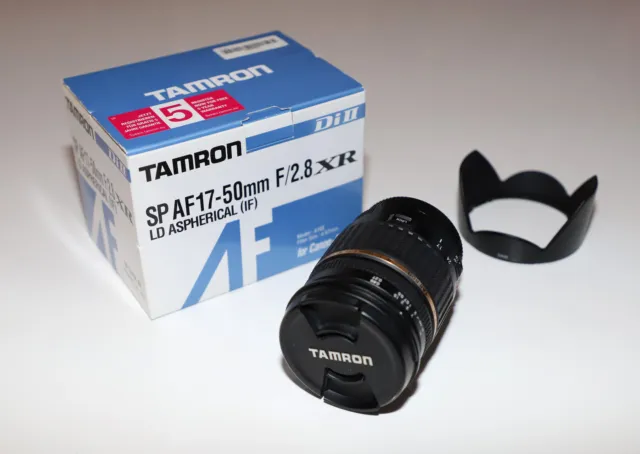 Tamron Objektiv SP AF 17-50mm F/2.8 XR für Spiegelreflexkameras von Canon