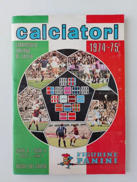 Album Panini Calciatori 1974-75 Completo Edicola figurine mint ex sealed Super