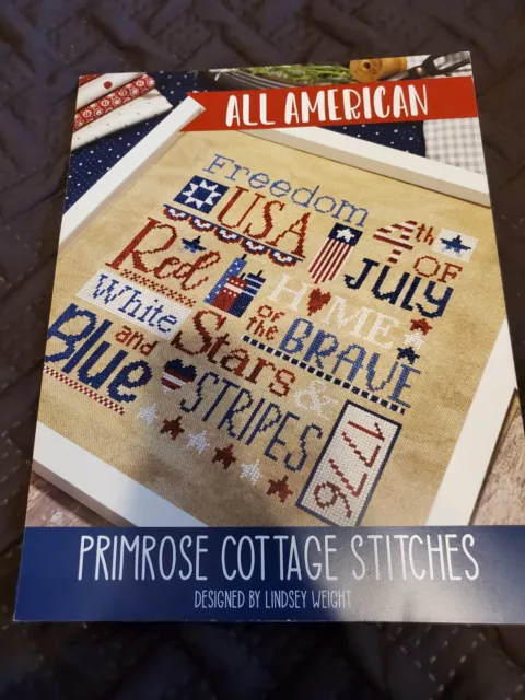 Primrose Cottage Stitches All American Counted Cross Stitch Pattern