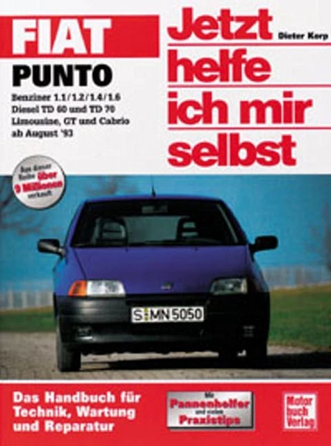 Reparaturanleitung Werkstatthandbuch Jetzt Helfe Ich Mir Selbst 201 Fiat Punto
