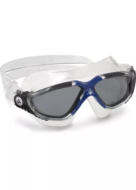 Aquasphere - Maschera Vista - Ms5050012Ld - Clear/Dark Grey, Smoke Lenses