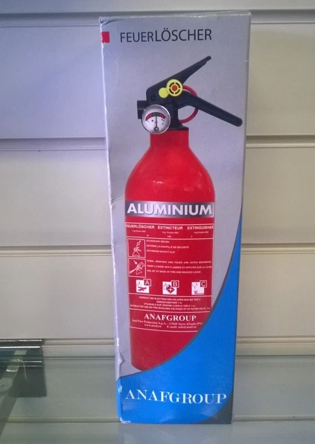 Produktbild von ANAF Automatischer Feuerlöscher 1kg ABC - Deckenmontage Mit Manometer