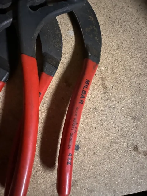 MILBAR 35Z Soft Jaw Pliers, Made in USA, Handling A-N Connectors, Plated  Pipe
