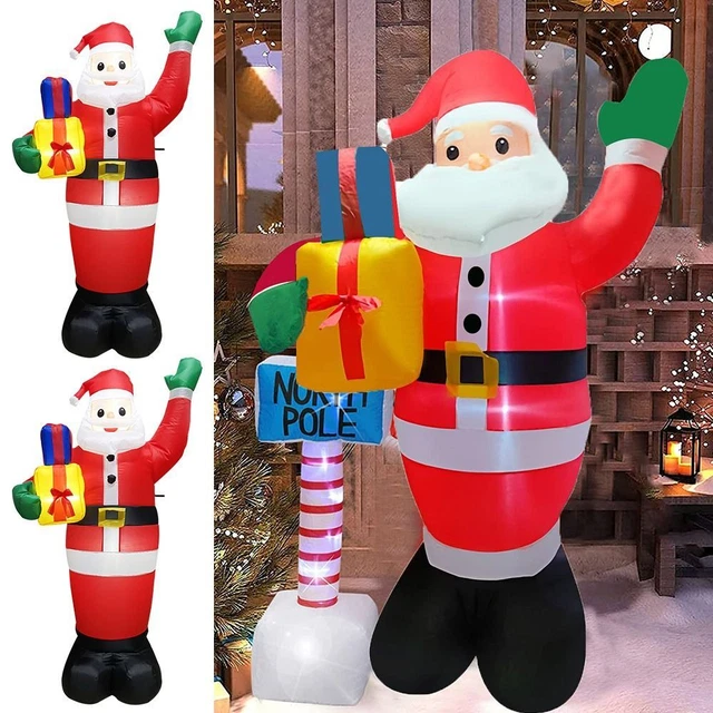 Modello giocattolo Natale uomo gonfiabile Natale uomo bambole luminose