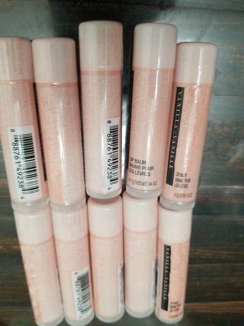 Avon FLAVOR SAVERS Vanilla Lip Balm 0.14 oz. Lot of 5 ~ New and sealed packages