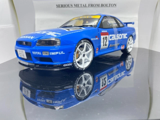 Nissan GT-R R34 Streetfighter Calsonic Tribute Blue 2000 - Solido 1/43
