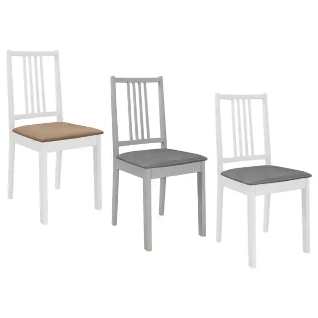 Esszimmerstühle mit Polstern Holzstuhl Küchenstuhl Stuhl Massivholz vidaXL