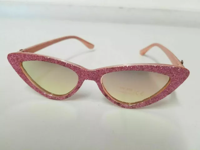 Monnalisa Kinder Sonnenbrille - Rosa Glitter (UR)