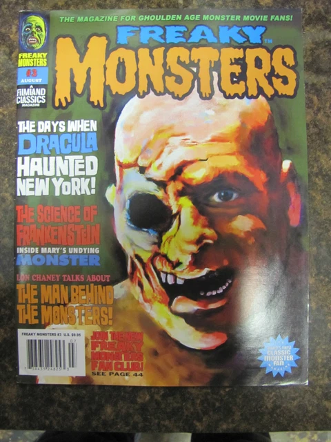 Freaky Monsters # 3  The Days When Dracula Haunted New York fine condition