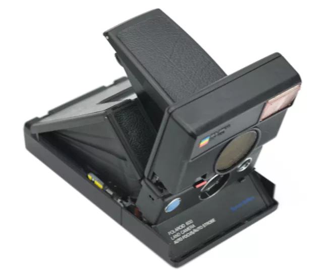 Polaroid sx70/sonar/680/690 camera skin Replacement BLACK LV LOGO
