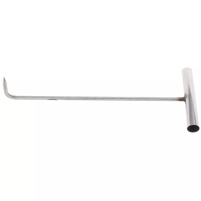 Stainless Steel T-Handle Manhole Hook for Drain Grates-QO