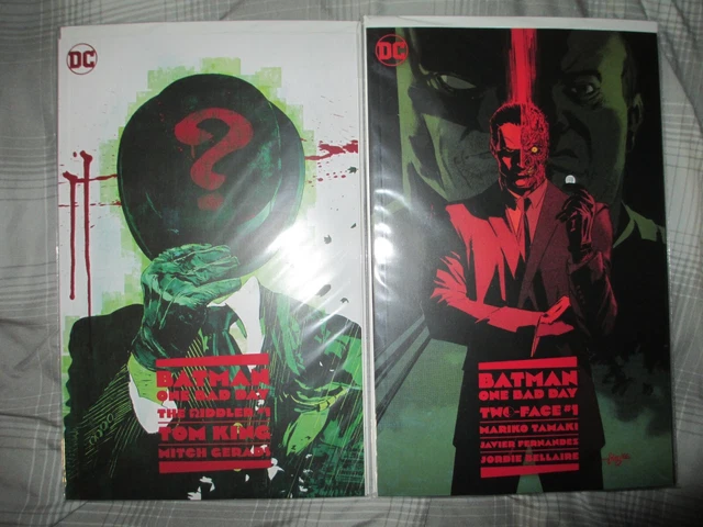 DC Comics "Batman One Bad Day COMPLETE EIGHT BOOK SET" - ALL A Covers, 1sts, NM