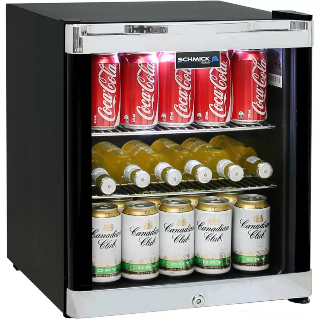 New Schmick Tropical Glass Door Mini Bar Fridge 50Litre