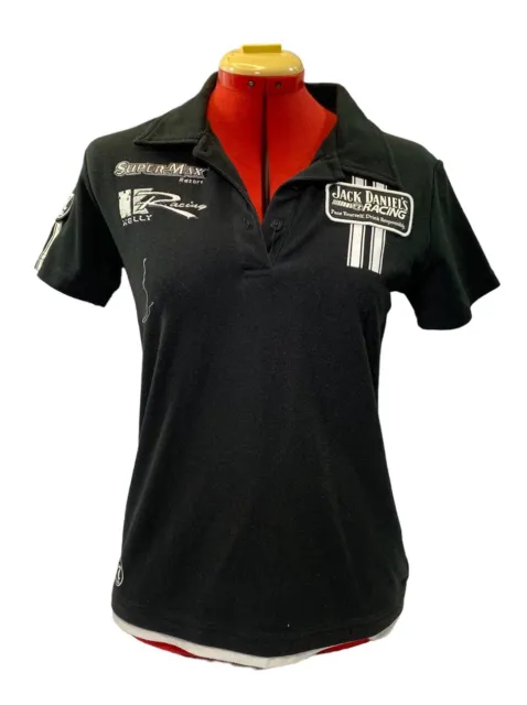 Jack Daniels Racing Black / White Women’s Size 14 Shirt Kelly Racing Polo