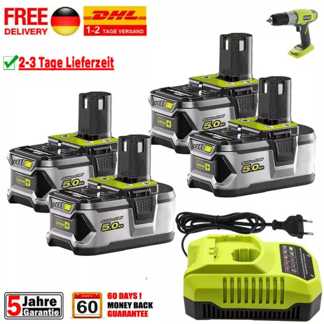 18V Ori Akku für Ryobi P108 Lithium ONE Plus Akku 18 V RB1840X RB18L50 5,0Ah