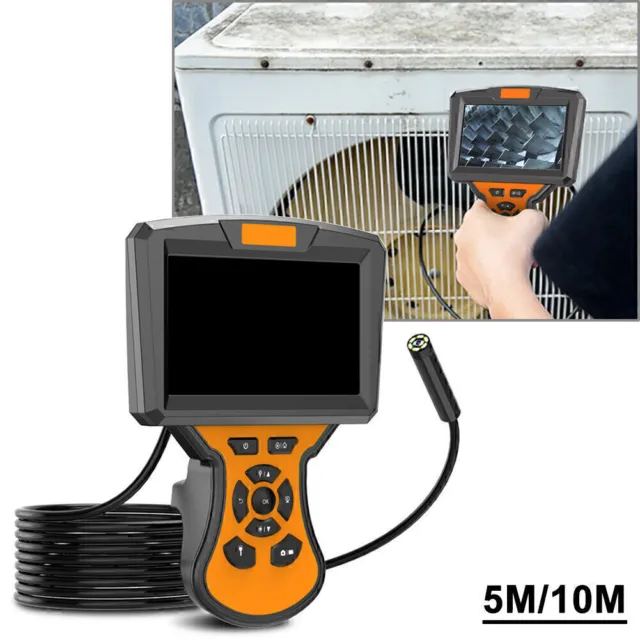 5 Inch LCD Screen videoscope Inspection Camera HD Dual Lens With 8LED Lights