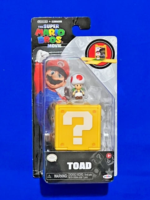 SUPER MARIO BROS Movie Toad 5" Figure New Release 2023 Jakks Pacific