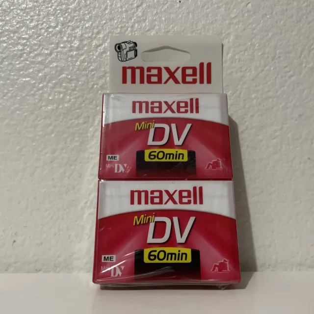 Maxell Mini DV 60 min DVM60SE 2 piezas