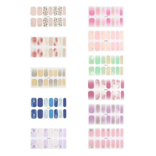 Butterfly Nail Stickers Bronzing Nail Decal Nail Art Stickers Supplies for Women