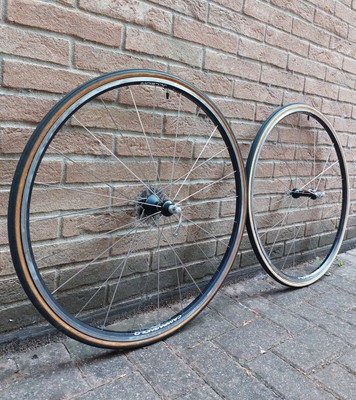 Campagnolo Set Ruote CAMPAGNOLO Nucleon 1° Series Wheels Pantani Bianchi Mega Pro XL EVO 2 