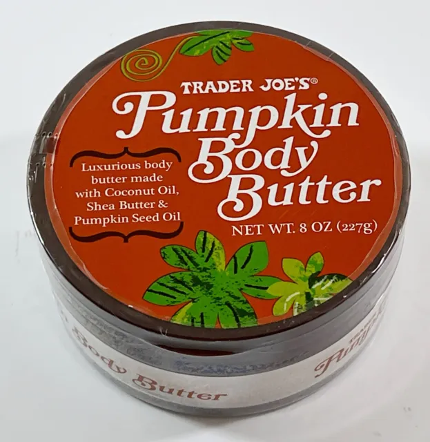 NEW Trader Joe's Pumpkin Body Butter w/ Coconut Oil & Shea Butter Lotion 8 oz