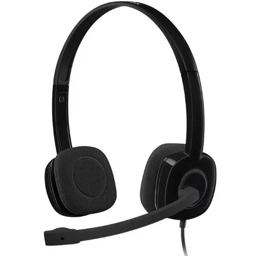 Logitech H151 Stereo Headset Light Weight Adjustable Headphone with Microphone